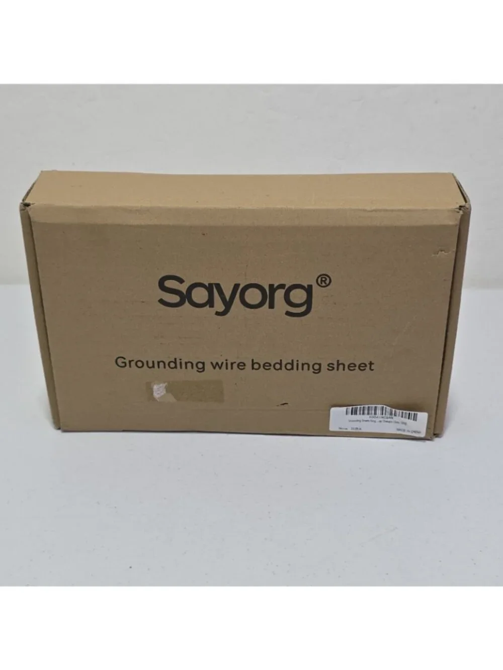Sayorg Grounding Bedding Fitted Sheet Grey King Size